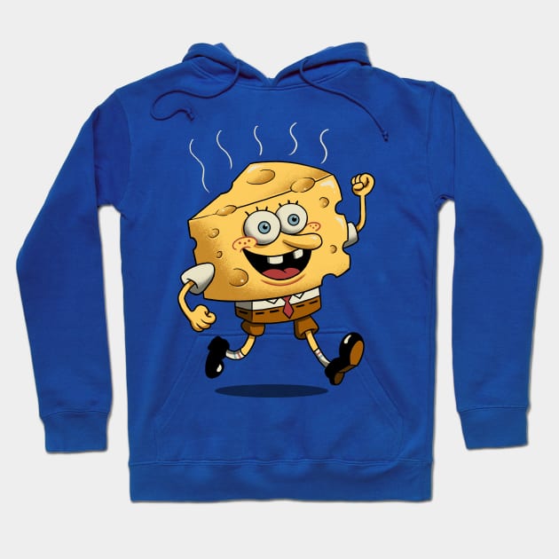 Cheese Bob Tri Pants Hoodie by Vincent Trinidad Art